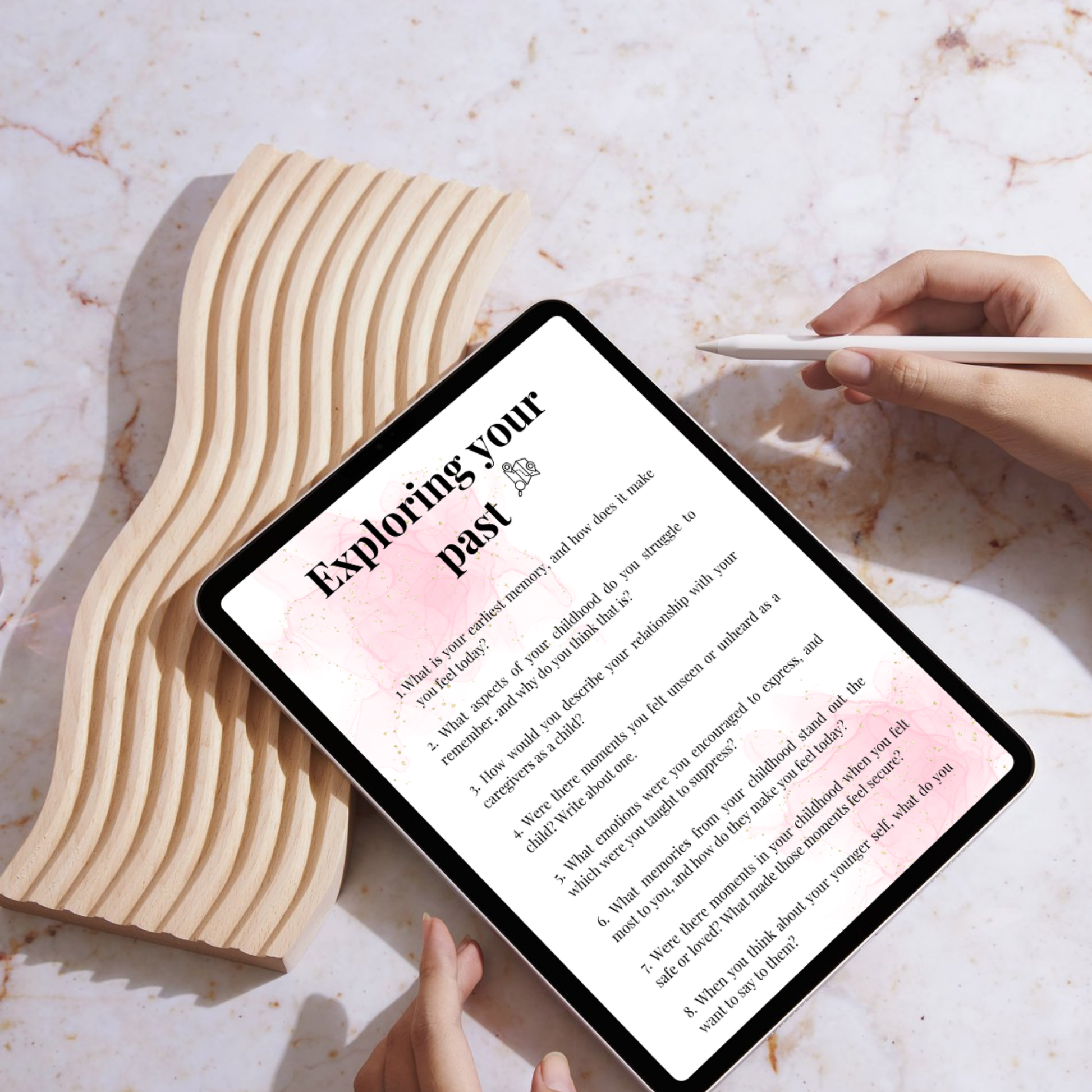 exploring your past page from our journal prompts for overcoming childhood trauma. this workbook contains 185 journal prompts and bonus material.