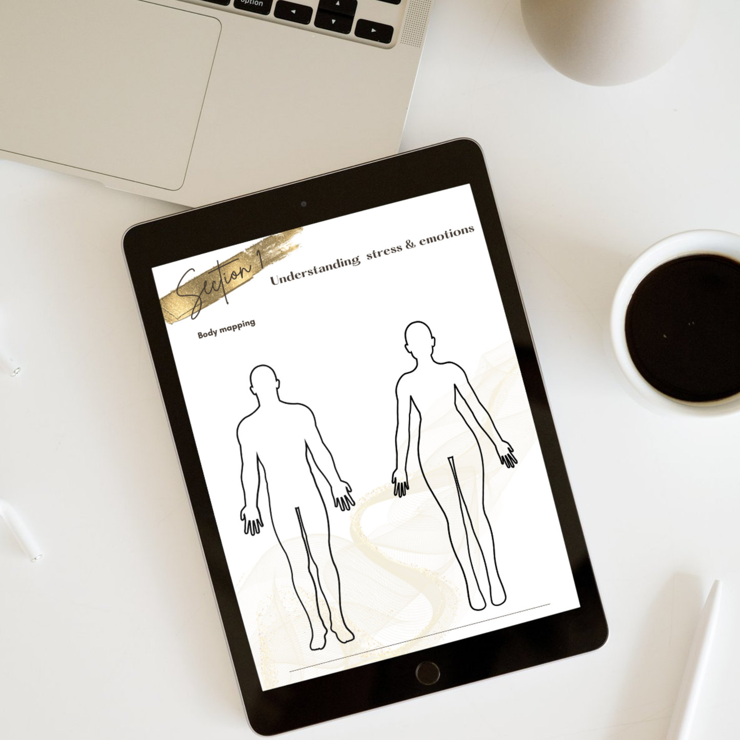 body mapping page from our coping skills workbook. this workbook contains practical tools for managing emotions, overcoming triggers and building resilience. 