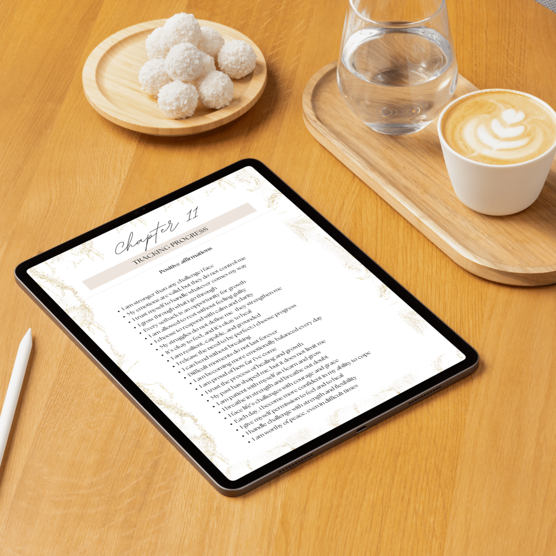 tracking progress page from our guided emotional resilience journal. this journal contains practical tools for emotional resilience, coping skills, boundary setting, crisis management and more.