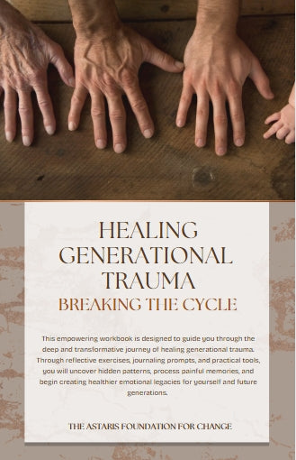 this picture shows the front cover of the healing generational trauma workbook 